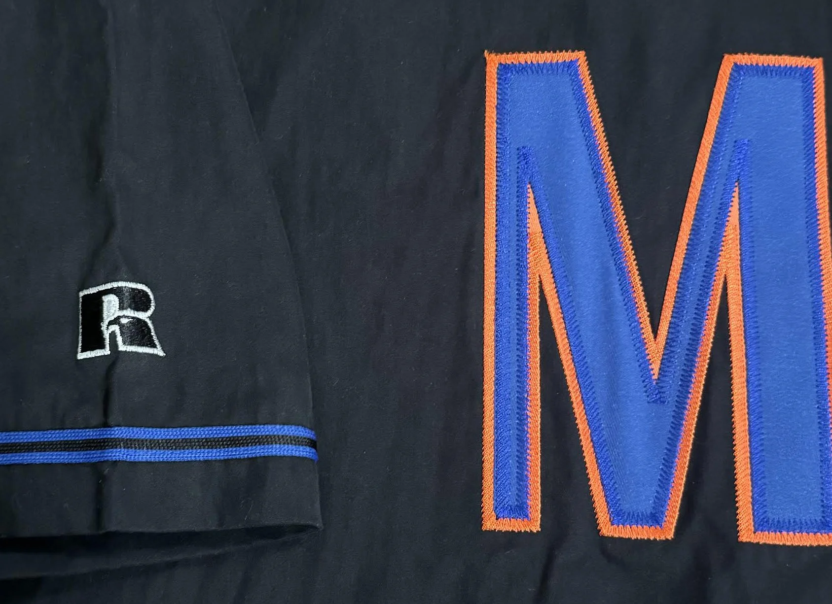 Vintage Russell Athletic New York Mets Full Zip Jersey (Size XL